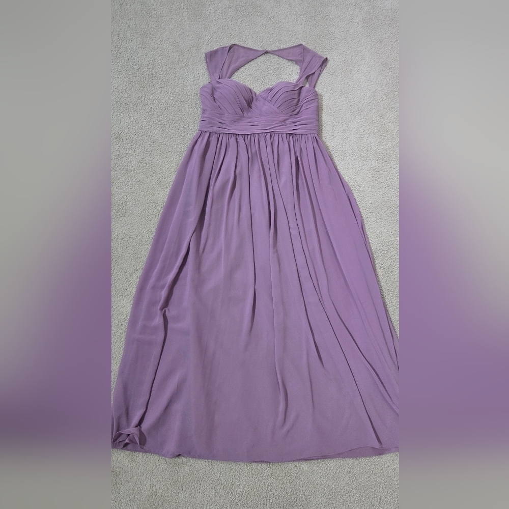 Bill Levkoff Mauve Bridesmaid Dress Gown Size 14